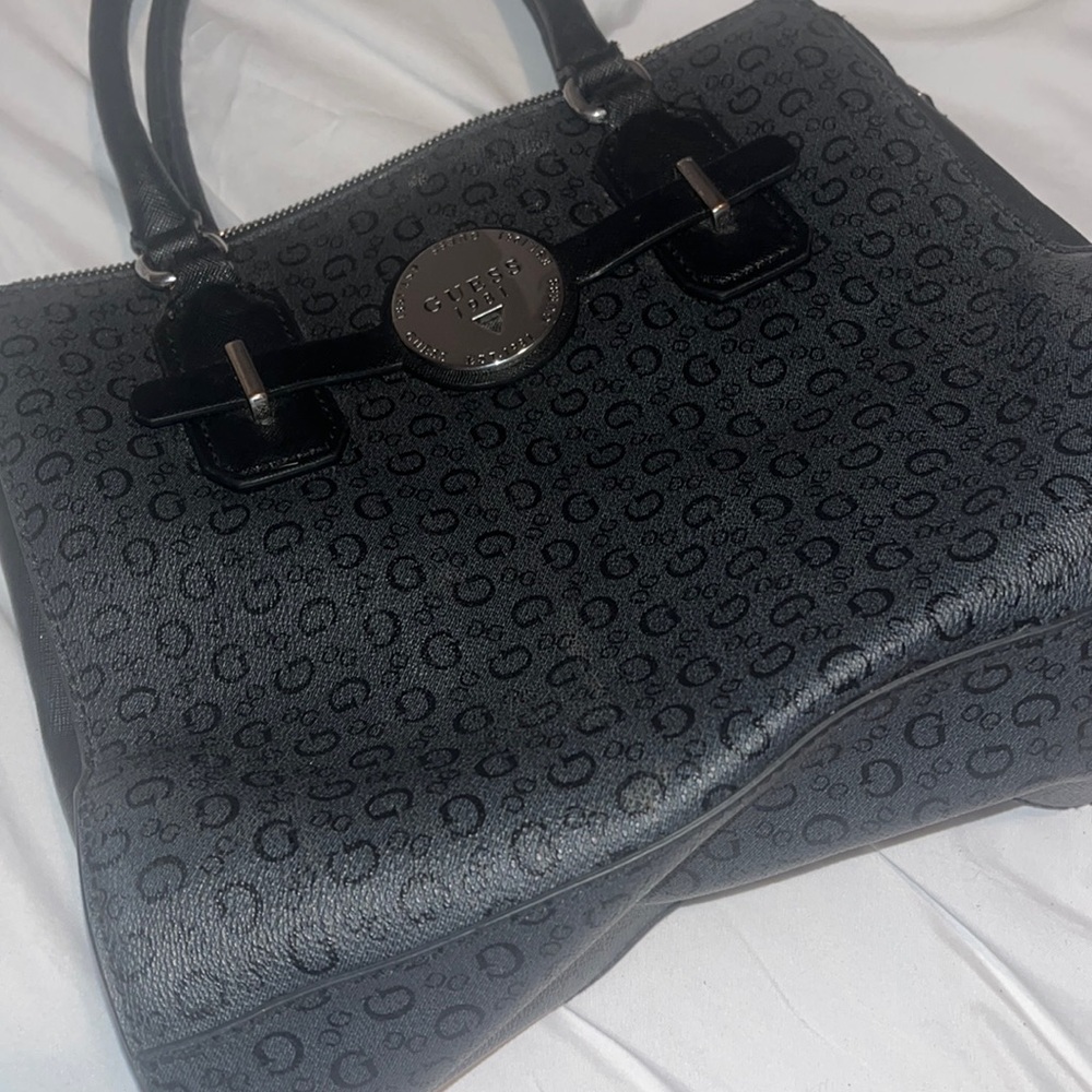 Guess | Bags | Black Myth Satchel | Silver Hardware | Make an Offer